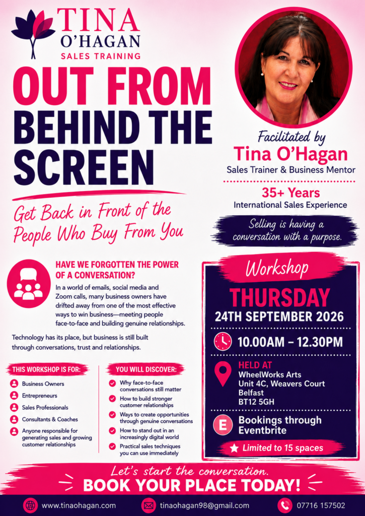 Out From Behind The Screen: Get Back in Front of the People Who Buy From You